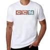 CCM logo Vintage verweerd T-shirt aangepaste katoenen grafische T-shirts Valentijns boetiek kleding heren vintage T-shirts