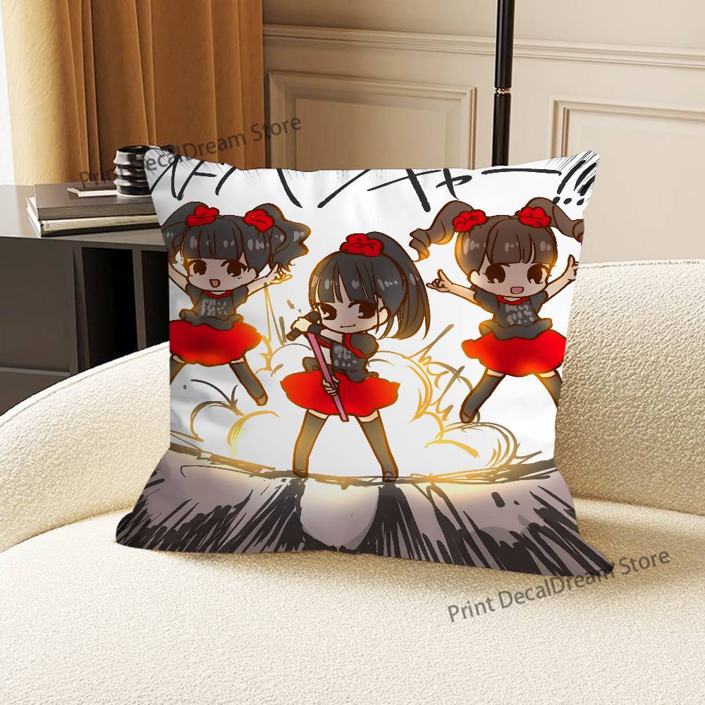 B-Babymetal Metal Forth Printed Pillow Cover Cushion Case Simple Sofa Pillow Case No Pillow Core