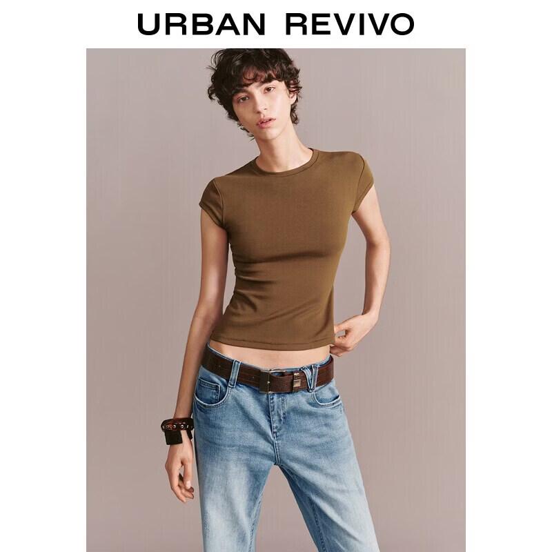 UR2026 Women s Round Neck Slim Fit T-Shirt S