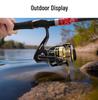 Cross-Country Long-Cast All-Metal Spinning Reel with Oblique Mouth and Metal Line Cup for Sea Rods