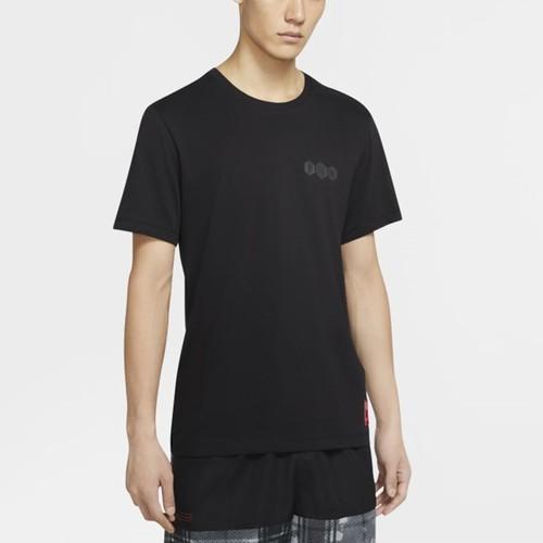 Nike Printed American Basketball Crew Neck Short Sleeve T-Shirt for Men In Black