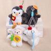 Penguin Sheep Design Plush Doll Keychain Pendant Soft Portable Mini Doll