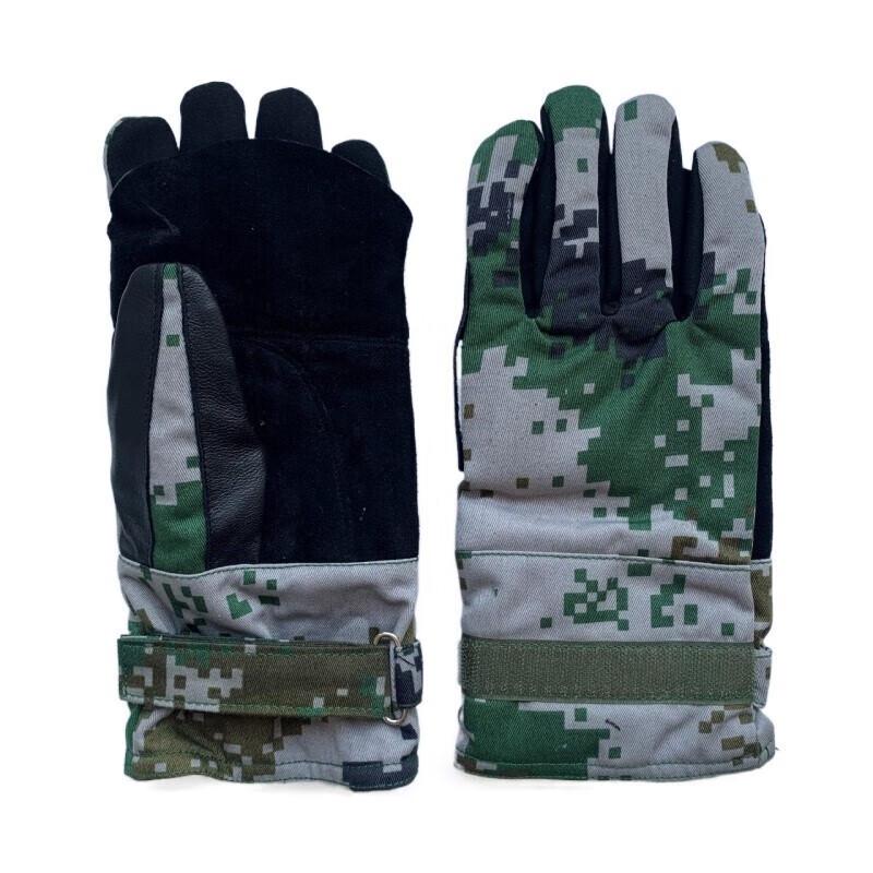 Shuang An Dubbellagers Klätterhandskar i Ko-läder för Rappellering