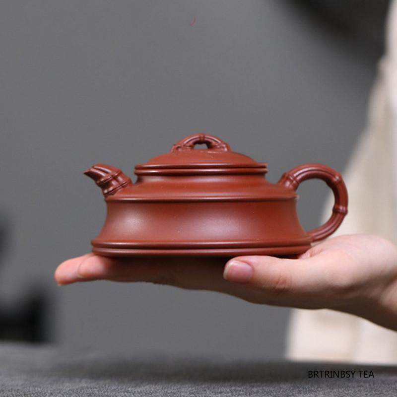 150ml Chinese Yixing Purple Clay Teapot Beauty Tea Infuser Kettle Creativity Handmade Tea Pot Household Raw Ore Zisha Tea Set