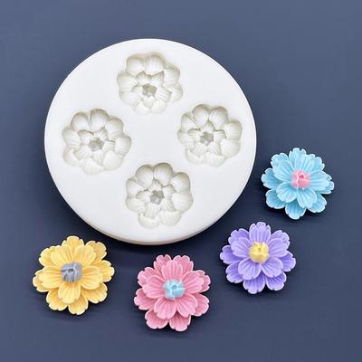 Květina Sakura Sedmikráska Silikonová Forma na Pečení Dortů Sugarcraft Čokoláda Cupcake Pryskyřičné Nástroje Fondánové Dekorační Nástroje