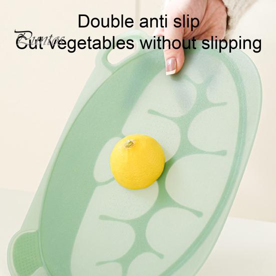 Portable Chopping Board Flexible TPU Cutting Board, Cute Bear Shape, Non-slip Foldable For Fruits Easy to Clean Multipurpose Kitchen Tool, for