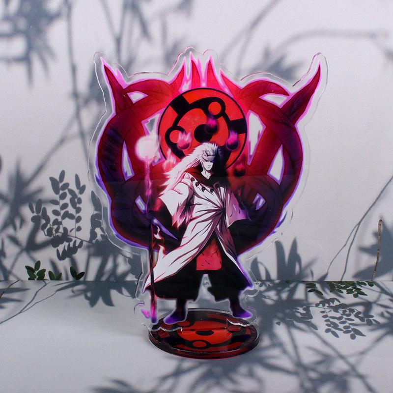 Anime Uzumaki Hatake Kakashi Uchiha Itachi Sasuke Madara Namikaze Minato Gaara Acrylic Stand Figure Toys