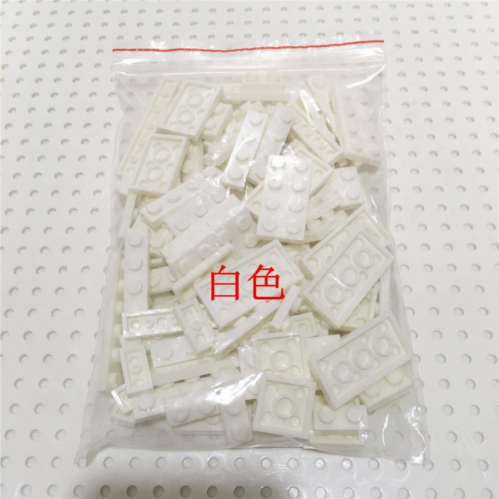 100pcs/lot Building Block thin bricks 8 size mixed 15 colors Compatible with brands Educational Toys for Children