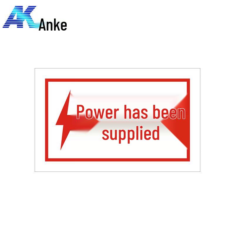 Anke Powered Warning Magnetic Sign