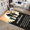 Father, Sunset Office Carpet Soft Polyester Entrance Carpet Washable Non slip Machine Washable Indoo