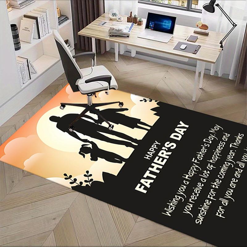 Father, Sunset Office Carpet Soft Polyester Entrance Carpet Washable Non slip Machine Washable Indoo