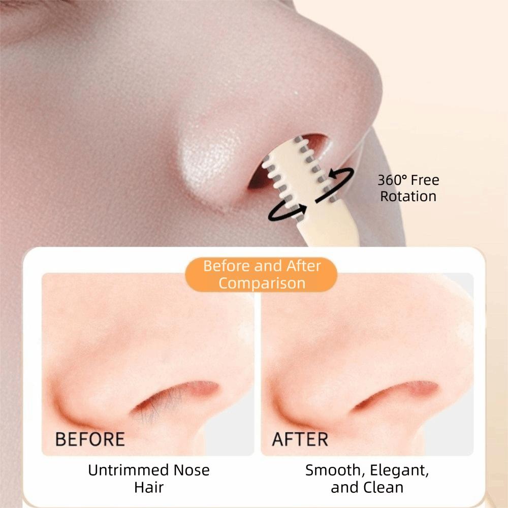 1/2/3/4/5 pcs with Comb Teeth Nose Hair Trimmer Washable Nose Hair Remover Nose Hairs Razor Unisex