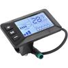 Pomya G51 Electric Bike Controller, LCD Display with 5 Pin Connector for Modification, Speedometer Electric Scooter LCD Panel