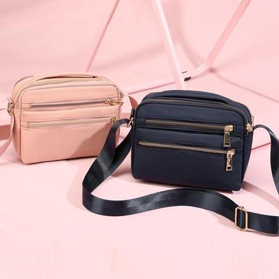 Nouveaux sacs à bandoulière Oxford pour femmes, petits sacs messagers pour téléphone, sacs à main en tissu nylon, sac à bandoulière décontracté pour femmes