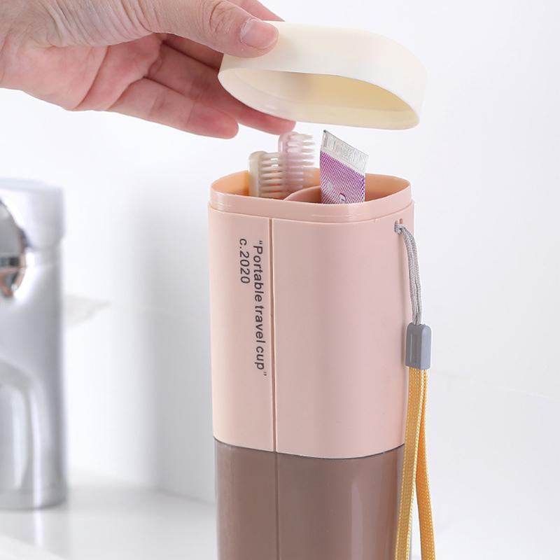 Travel Toothbrush Toothpaste Holder Storage Box Portable Toothbrush Case Organizer For Outdoor Travel Bathroom Accessories