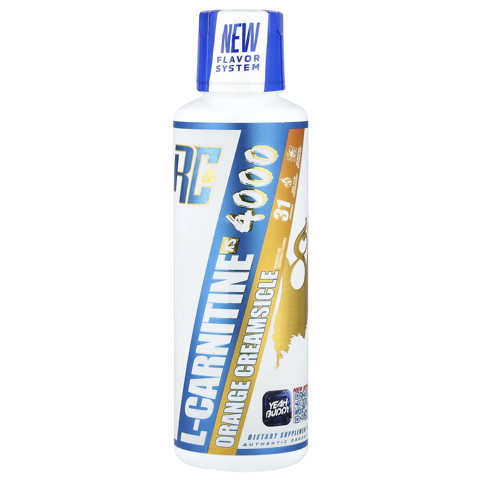 

Ronnie Coleman, L-CarnitineXS™ 4000, Orange Creamsicle, 465 ml (15.72 fl oz)