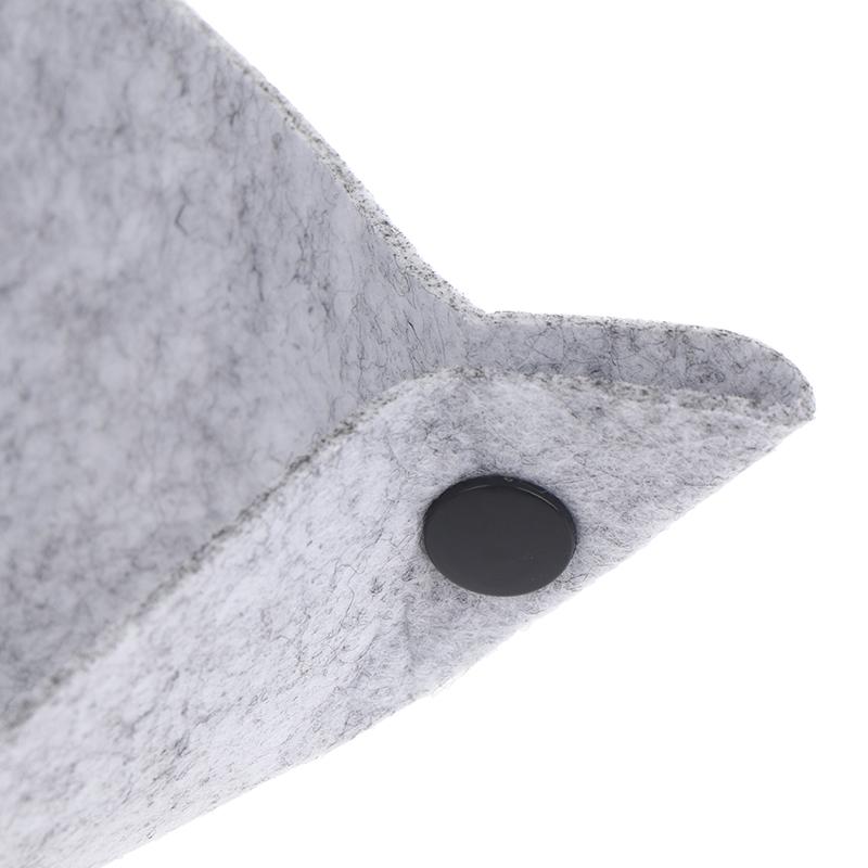 Felt Storage Tray For Kids And Adults - Desktop Organizer, Office Items Storage, Mouse Pad Storage Partition Tray