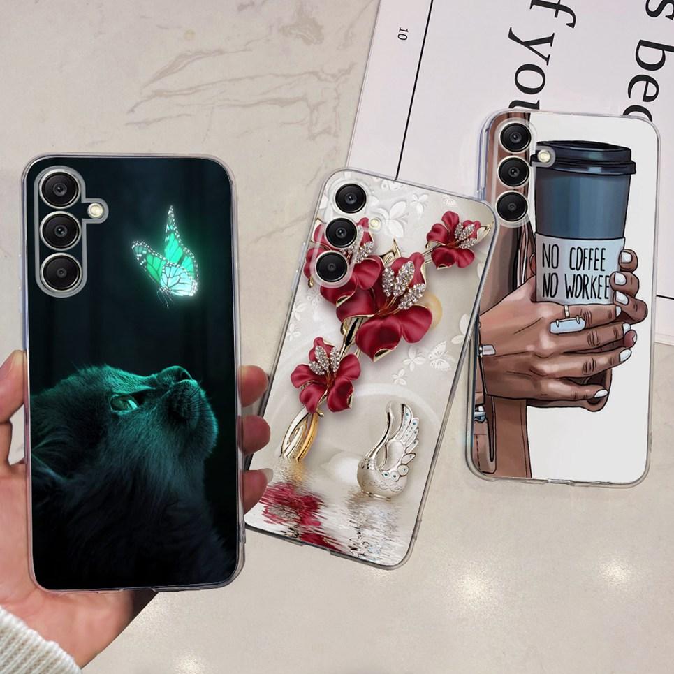 For Samsung Galaxy A25 5G 2023 Case Soft Transparent Soft TPU Ultra Slim Bumper Mask For Samsung A24 4G SM-A245F Cover Capa Etui