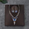 Set di Collana e Orecchini alla Moda in Stile Coreano: Accessori Perfetti per Matrimonio Sposa