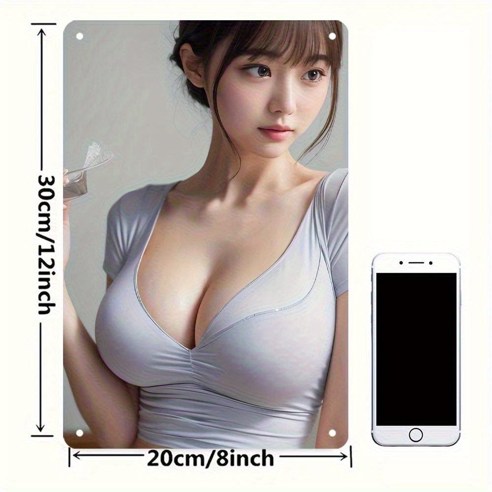 

Vintage Metal Tin Sign Wall Art Rustic Home Decor Gift білий