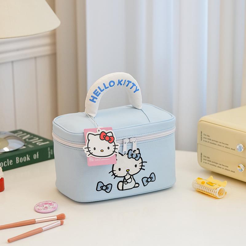 Sanrio Косметичка 3D большой вместимости - Милый портативный органайзер для косметики