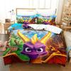 Spyro Reignited Triology Bettwäscheset für Erwachsene Jungen Bettbezug Bettset Einzelbett Twin Full Queen Bettwäscheset Weich und bequem