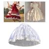 Girls Lace Petticoat Women Lolita Costume Underskirt Lovely Elastic Short Skirt
