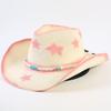 Popular Western Cowboy Straw Hat Men's and Women's Fashion Shade Straw Hat Classic Outdoor Western Cowboy Hat