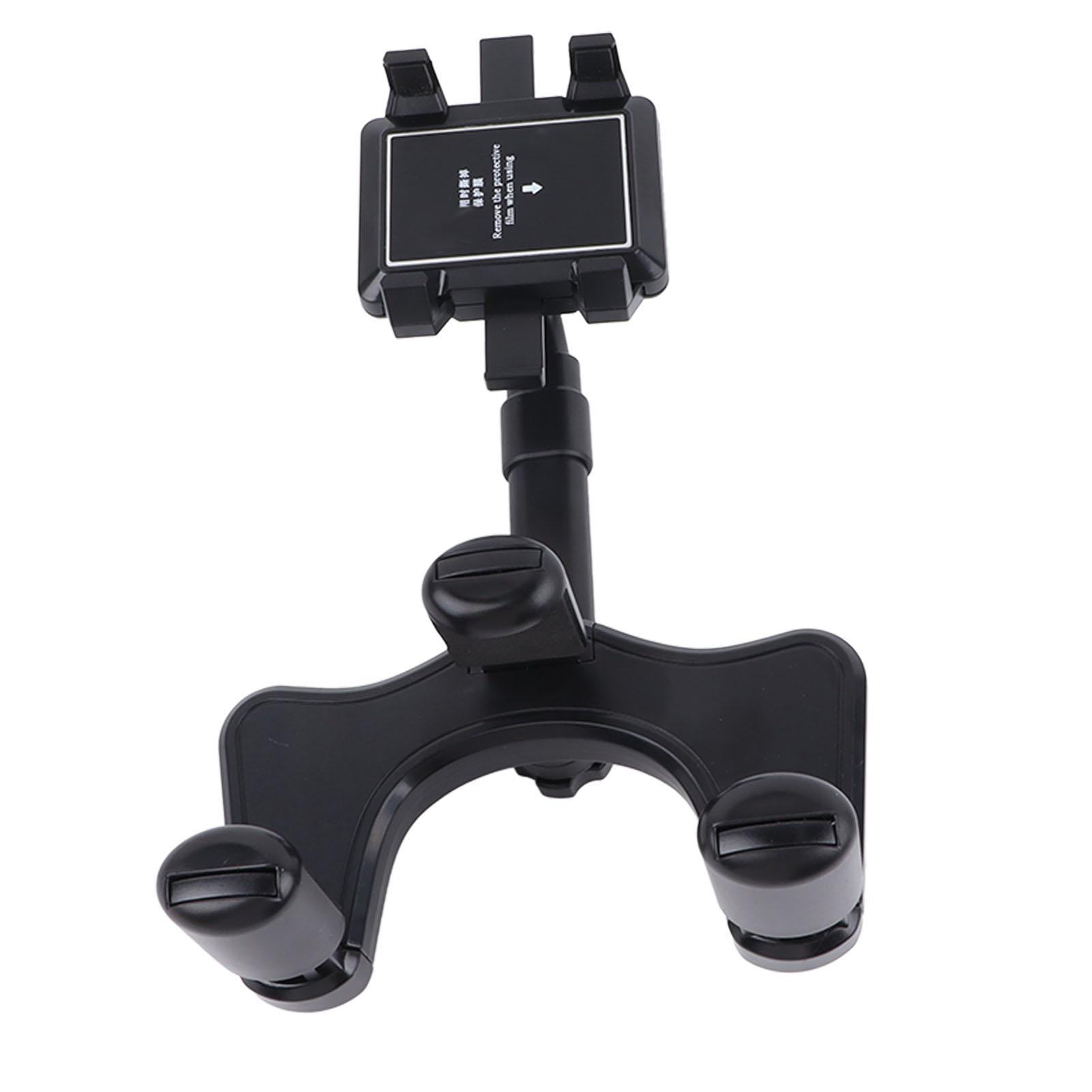 

Автомобильный держатель для телефона, черный, многофункциональный, вращающийся на 360 градусов, регулируемый, прочный, устойчивый, автомобильный телефон