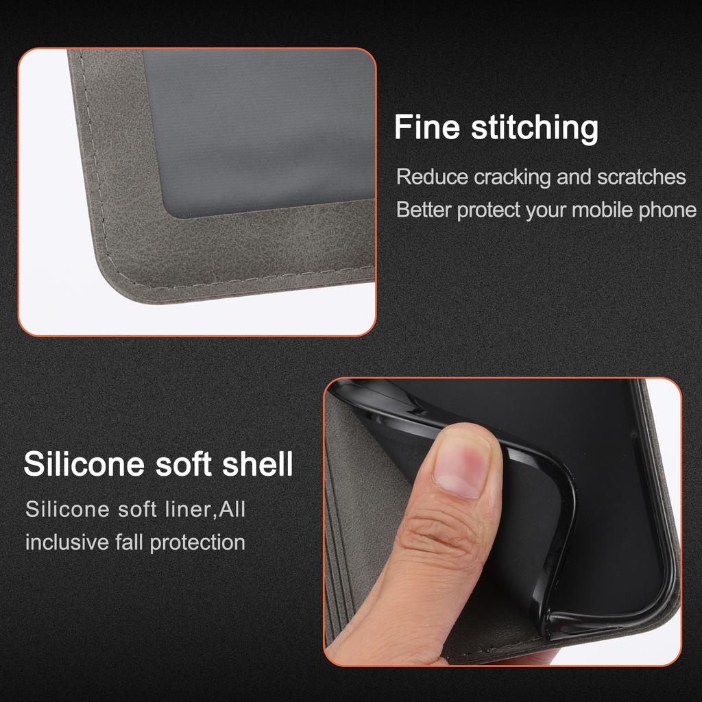 For Samsung Galaxy A07/A06 4G/5G Case Happy Cat Pattern Imprinted Leather Wallet Phone Cover