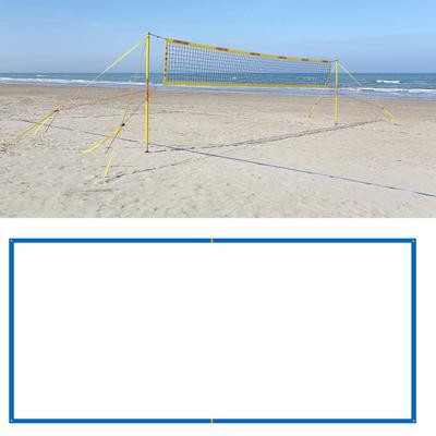 26.3' x 52.6' Plážový volejbalové čáry pro písek 2.5 palce široké ohraničující čáry s pískovými pytli pro venkovní písek zahradní trávu