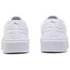 Puma Smash Platform Leather Retro Comfortable Low-Top Sneakers Women sneakers White 392253-01