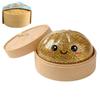 Cartoon Ghost Series Stress Relieving Toy Ghost Bun Soft, Slow, Elastic Squid Toy Clip Steamer Steamed Bun Squeezing Toy Gift