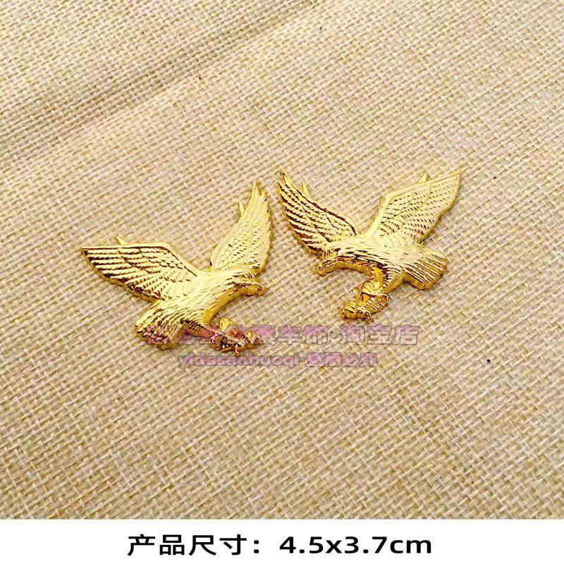 3D Stereoscopic Eagle Metal Car Sticker Eagle Emblem for Motorcycle Fuel Tank Cap Body Decal and Rear Trunk Decorative Badge