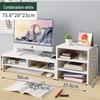 Suporte Ergonômico para Monitor e Organizador de Teclado HANDUNYOU