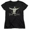 Elvis "Ornate King" Women's 100% Cotton T-shirt Mens Tees Top