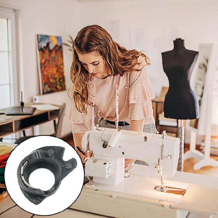 Set Bobina e Porta-bobina in Plastica per Macchina da Cucire, Pratico Porta-bobina Rotante per Navetta Domestica, Parti di Ricambio