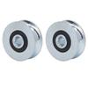 2 Piezas Rueda de Polea Diámetro Exterior 40 mm Diámetro del Agujero Central Acero Aleado Polea Rueda con Rodamiento de Bolas