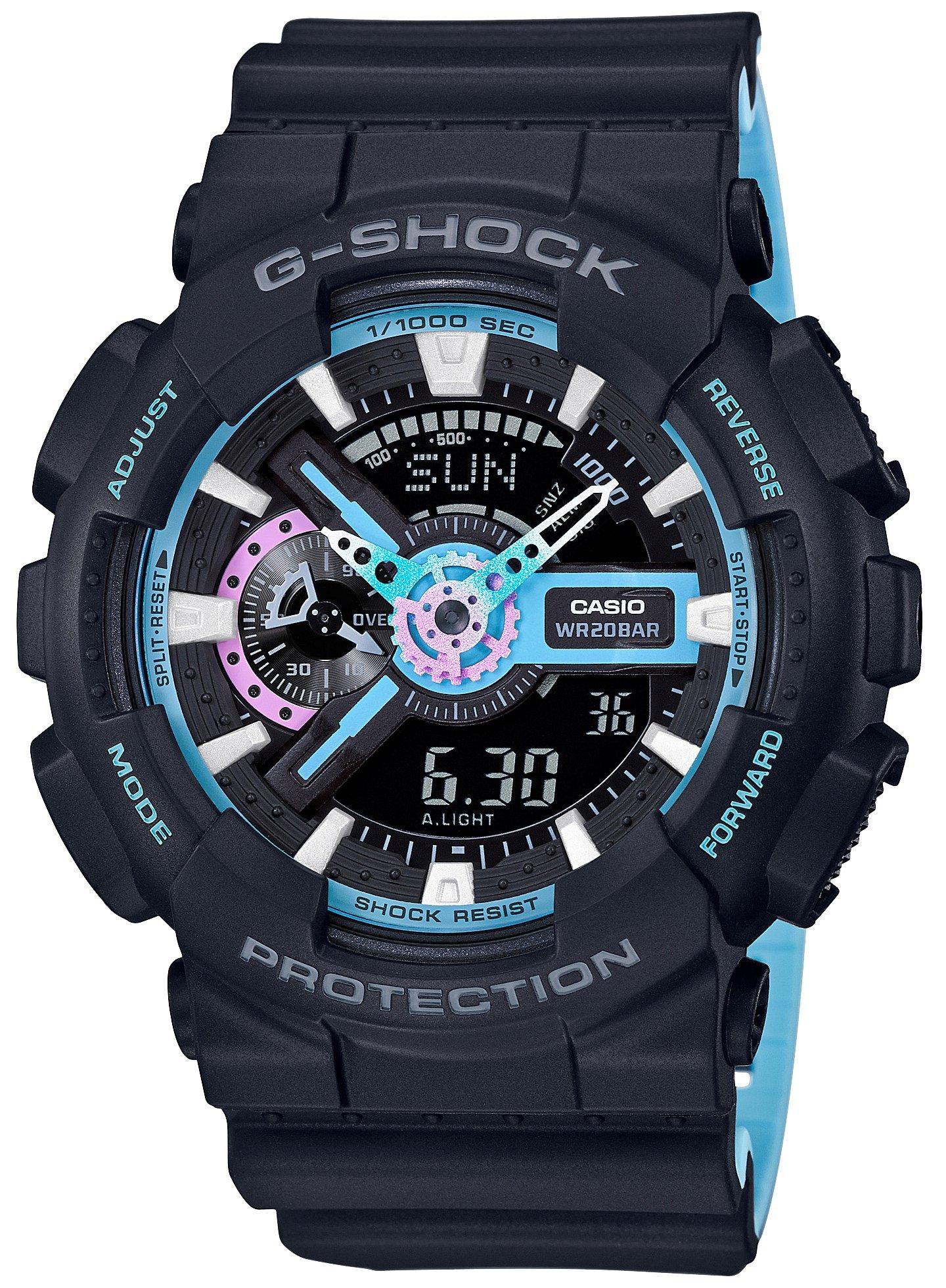 

Casio Neon Accent G-Shock Men s Watch, Color, GA-110PC-1AJF