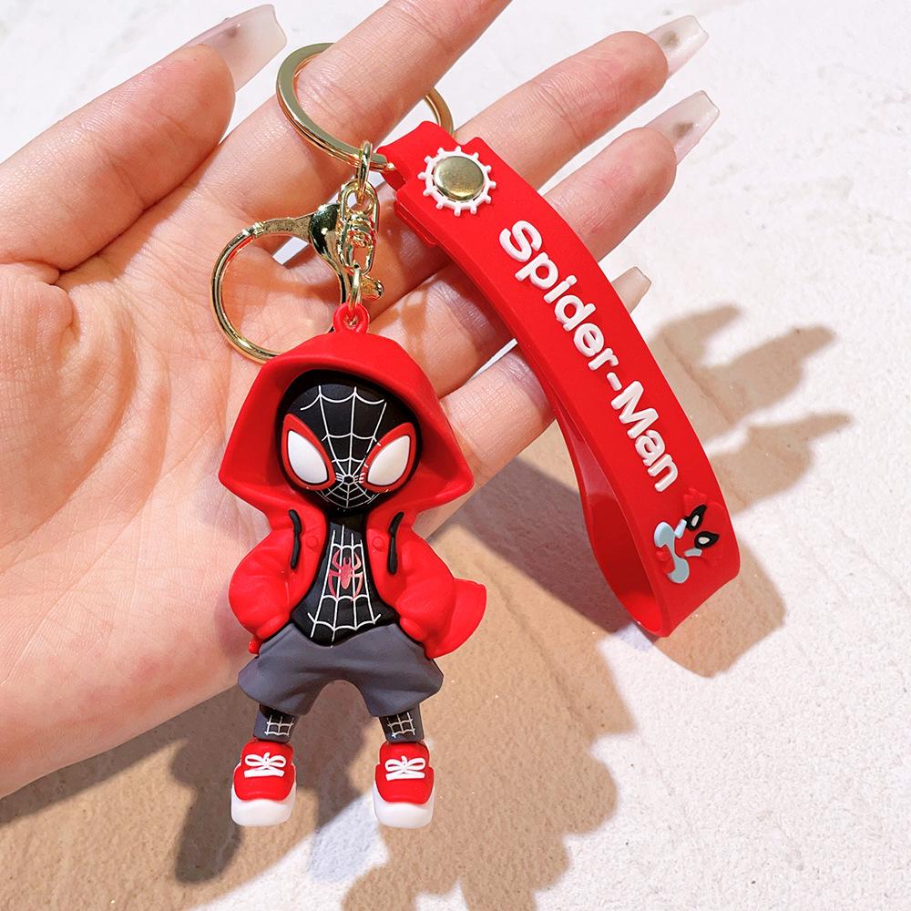 Spider-Man Odorless PVC Keychain Cute Bag Pendant Ornament