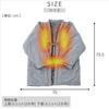 YAMAZEN Manta Elétrica USB Vestível, Como um Kotatsu, Lavável, Sem Fio, Compatível com PD, para Homens e Mulheres, YKHPD-15