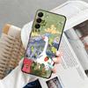 Cartoon Duck Cat Case for Samsung Galaxy A55 A05 A53 A17 A52 A36 A57 A15 A37 A73 A51 A06 A25 A16 A23 Phone Cover A12 A70 A50 A41