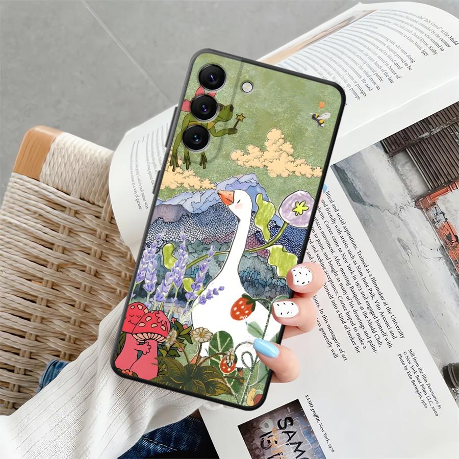 

Мультяшный чехол Утка Кошка для Samsung Galaxy A55 A05 A53 A17 A52 A36 A57 A15 A37 A73 A51 A06 A25 A16 A23 Чехол для телефона A12 A70 A50 A41 Galaxy A36 5G