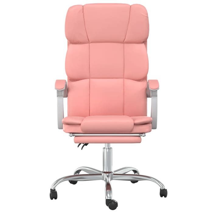 VidaXL Reclining Office Armchair Reclining Seat Computer Chair Adjustable Backrest and Footrest Office Furniture 349633