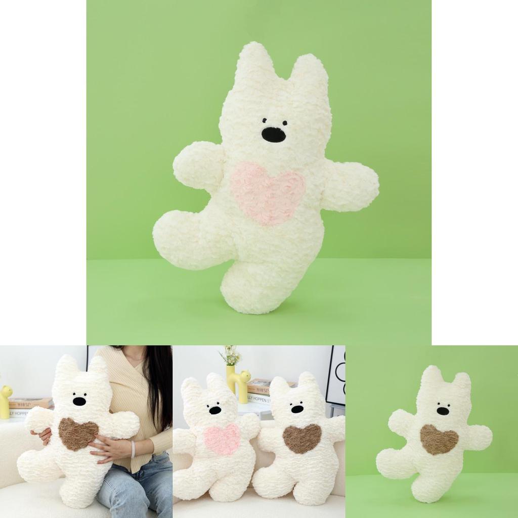 Adorable West Highland White Terrier Plush Pillow Soft Cuddly Toy For Kids