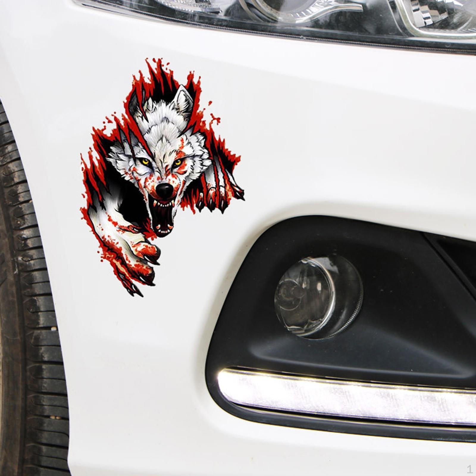 

3 Sticker, Vehicle Self 3D Decals Creative Decorative Body Decor for Walls Automotive Camper Van Left