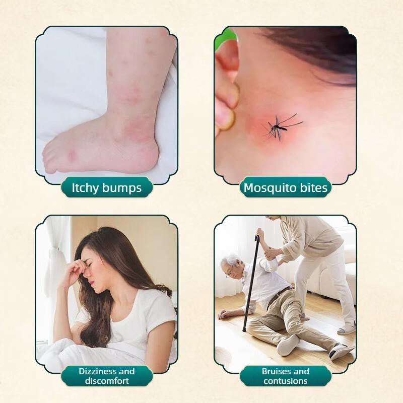 Special for relieving itching, herbal essence deeply soothes and avoids scratching marks