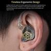 Wired Stage Live Headphones 2pin Detachable Cable DJ Earbud Headset 3.5MM Jack Plug Comfortable Music Sports Gaming Headset