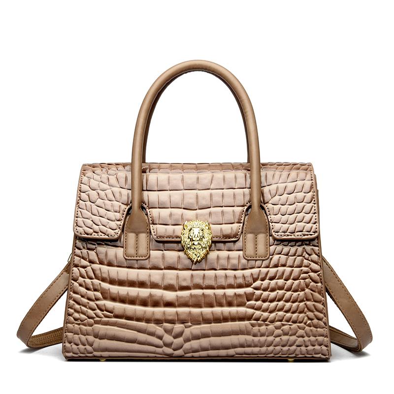 Marke Luxus Handtaschen Damen Taschen Designer Pendler Sac Alligator Lackleder Schulter Crossbody Handtaschen für Damen Mutter