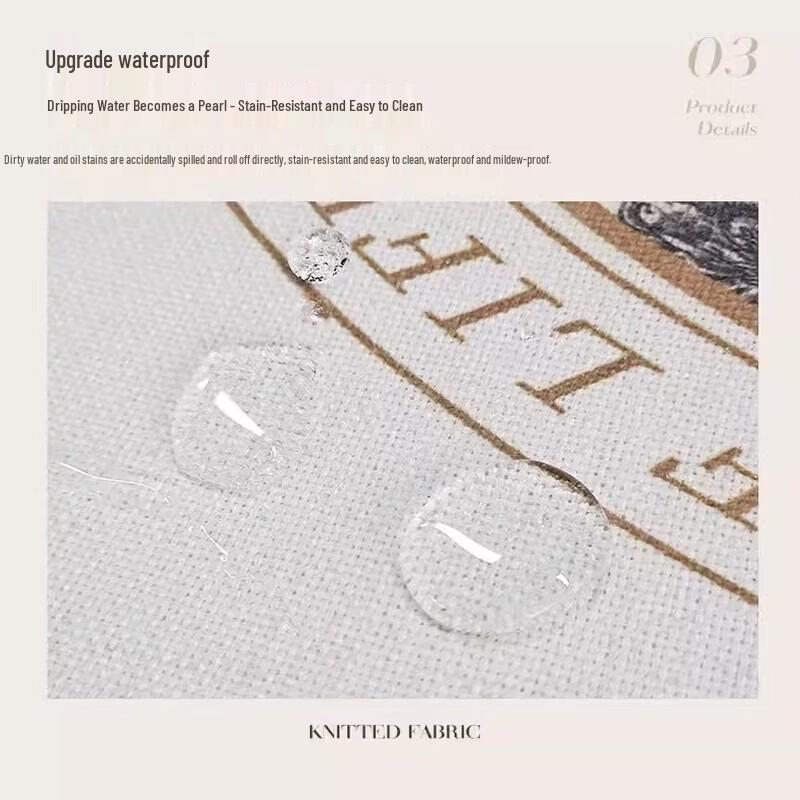 

Guraide Linen Feel Waterproof Tablecloth
